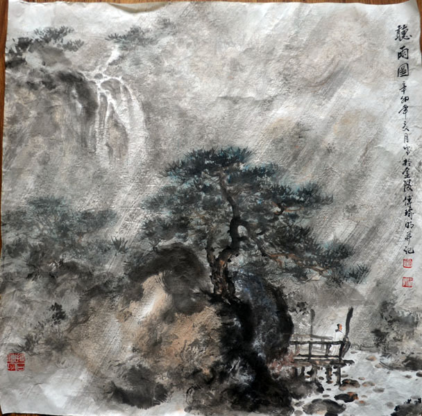 作者：傅瑜明&nbsp;山水&nbsp;￥：协商&nbsp;单击鼠标查看大图！