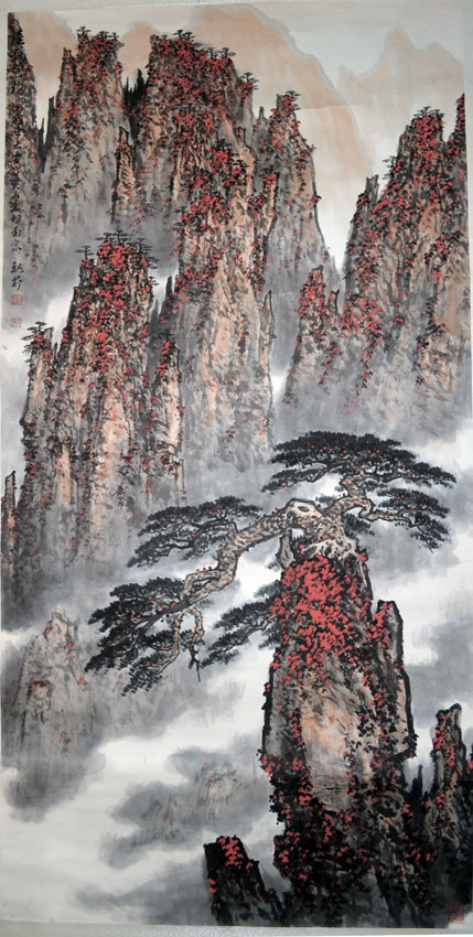 作者：魏 莉&nbsp;山水&nbsp;￥：赏真阁藏品&nbsp;单击鼠标查看大图！