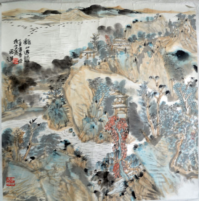 作者：祁恩进&nbsp;山水&nbsp;￥：协商&nbsp;单击鼠标查看大图！