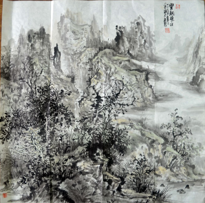 作者：张贤&nbsp;山水&nbsp;￥：协商&nbsp;单击鼠标查看大图！