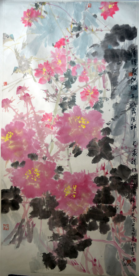 作者：潘裕珏&nbsp;花鸟&nbsp;￥：协商&nbsp;单击鼠标查看大图！