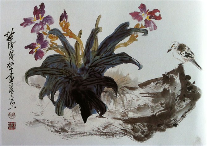 作者：徐纯原&nbsp;花鸟&nbsp;￥：协商&nbsp;单击鼠标查看大图！