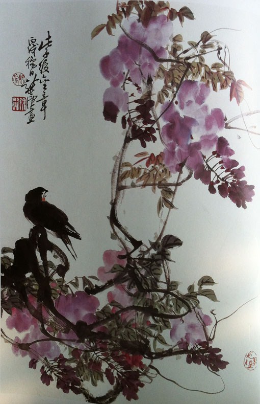 作者：徐纯原&nbsp;花鸟 紫绶金章&nbsp;￥：花鸟&nbsp;单击鼠标查看大图！