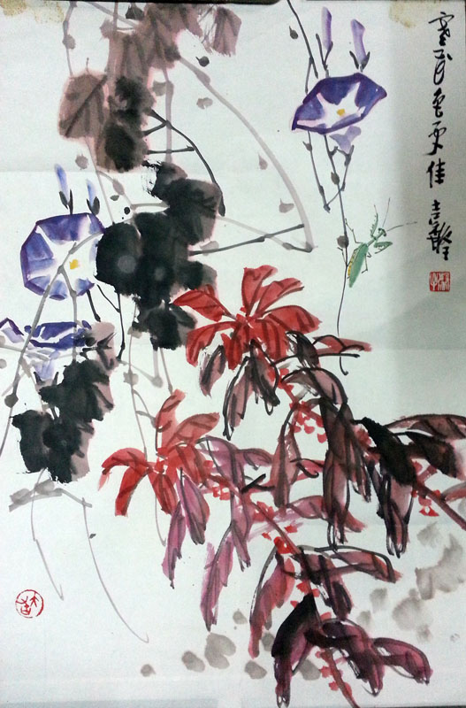 作者：张继馨&nbsp;花鸟&nbsp;￥：协商&nbsp;单击鼠标查看大图！