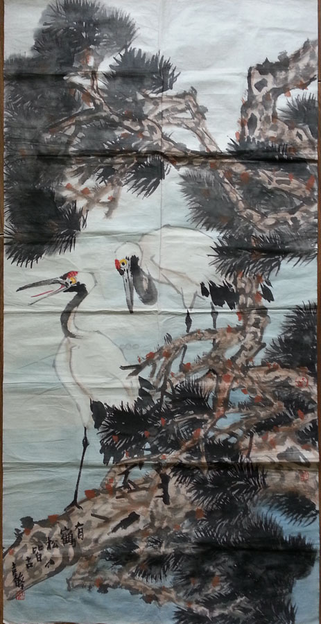 作者：张继馨&nbsp;花鸟&nbsp;￥：协商&nbsp;单击鼠标查看大图！