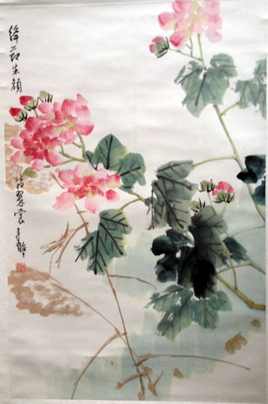 作者：张继馨&nbsp;花鸟&nbsp;￥：协商&nbsp;单击鼠标查看大图！