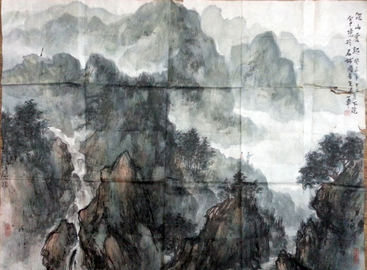 作者：周杏生&nbsp;山水&nbsp;￥：协商&nbsp;单击鼠标查看大图！