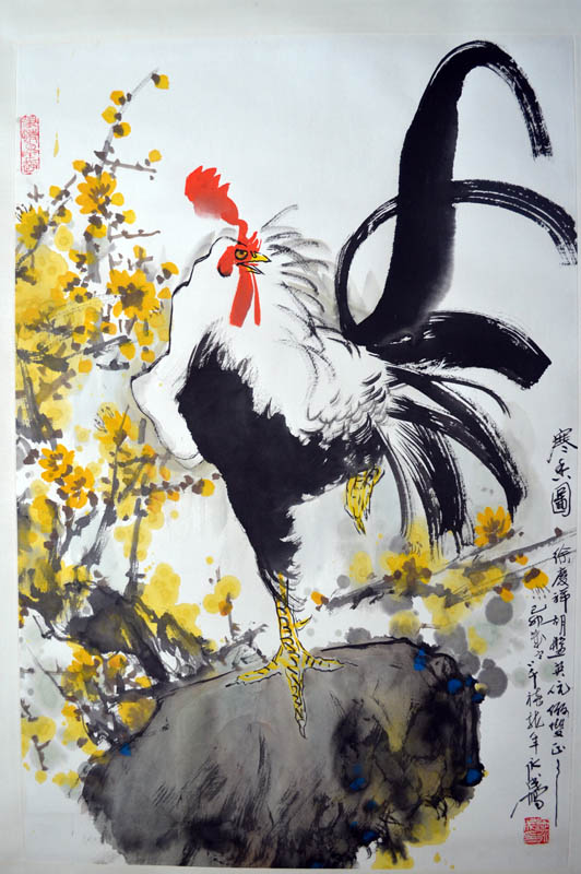 作者：施永成&nbsp;花鸟&nbsp;￥：协商&nbsp;单击鼠标查看大图！