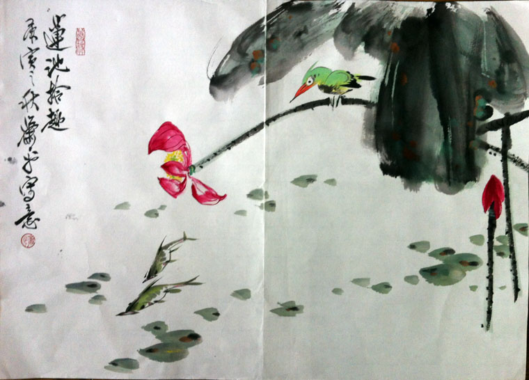 作者：萧平&nbsp;花鸟&nbsp;￥：协商&nbsp;单击鼠标查看大图！