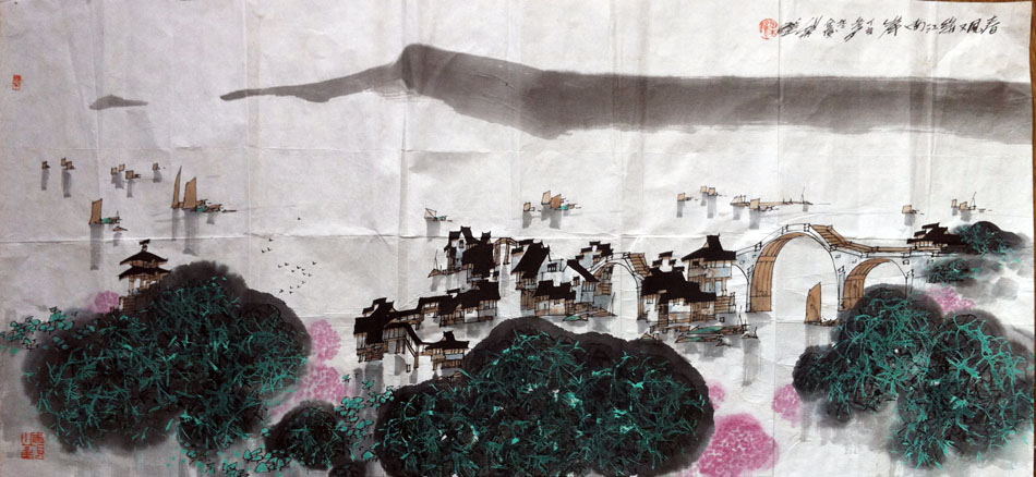 作者：叶维&nbsp;山水&nbsp;￥：协商&nbsp;单击鼠标查看大图！