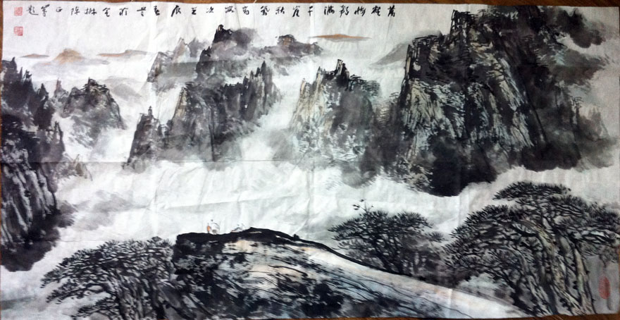 作者：陈正峰&nbsp;山水&nbsp;￥：协商&nbsp;单击鼠标查看大图！