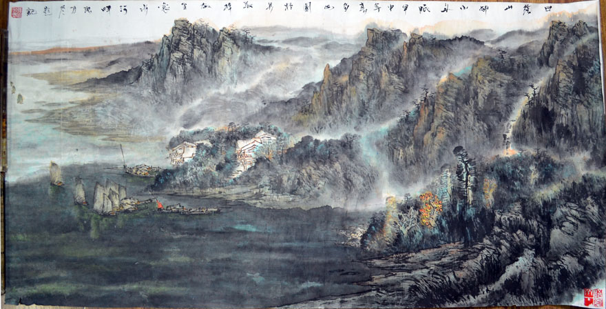 作者：张乃冬&nbsp;山水&nbsp;￥：协商&nbsp;单击鼠标查看大图！