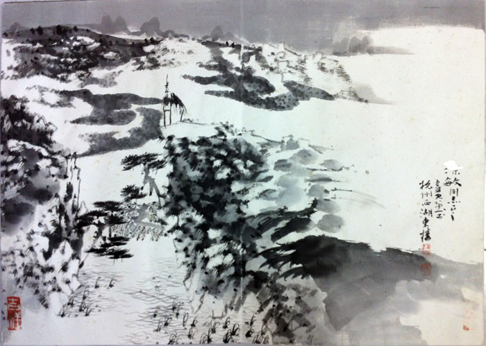 作者：卓鹤君&nbsp;山水&nbsp;￥：协商&nbsp;单击鼠标查看大图！