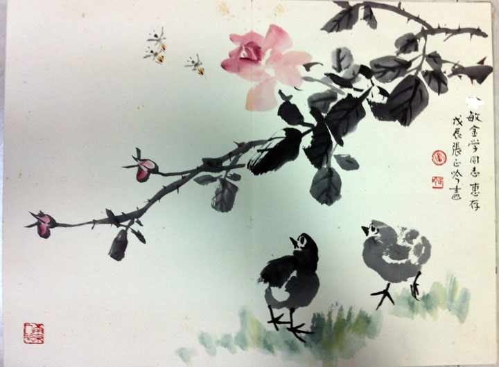 作者：张正吟&nbsp;花鸟&nbsp;￥：协商&nbsp;单击鼠标查看大图！