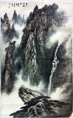 作者：童乃寿&nbsp;山水&nbsp;￥：赏真阁藏品&nbsp;单击鼠标查看详细介绍！