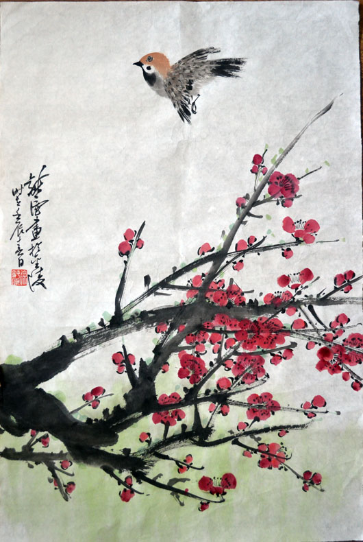 作者：徐纯原&nbsp;花鸟&nbsp;￥：协商&nbsp;单击鼠标查看大图！