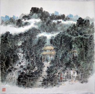 作者：王永顺&nbsp;山水《青城幽境》&nbsp;￥：协商&nbsp;单击鼠标查看详细介绍！