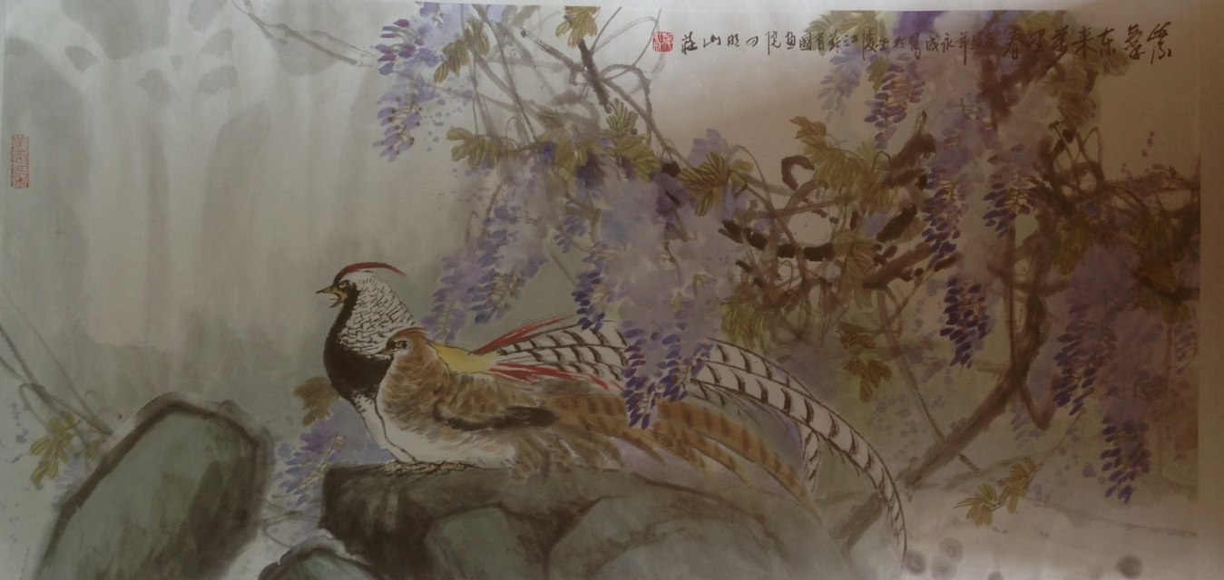 作者：施永成&nbsp;花鸟&nbsp;￥：协商&nbsp;单击鼠标查看大图！