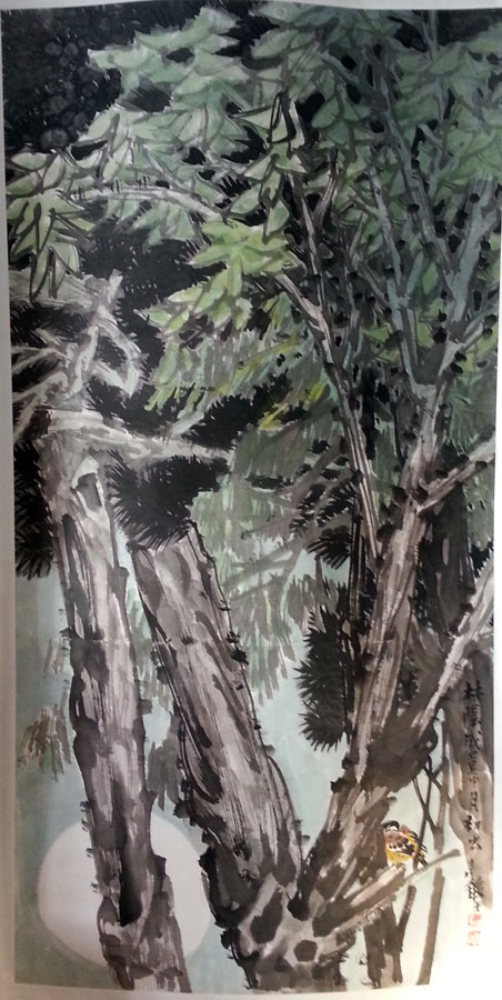 作者：张继馨&nbsp;花鸟&nbsp;￥：协商&nbsp;单击鼠标查看大图！