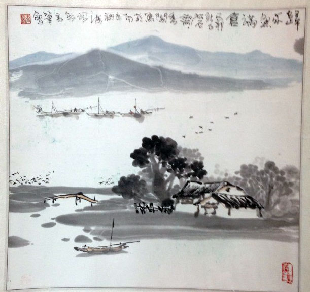 作者：丁秀阁&nbsp;山水&nbsp;￥：协商&nbsp;单击鼠标查看大图！