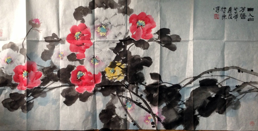 作者：陈培光&nbsp;花鸟&nbsp;￥：协商&nbsp;单击鼠标查看大图！