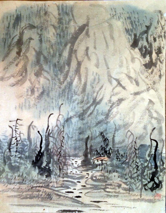 作者：黄柔昌&nbsp;山水&nbsp;￥：协商&nbsp;单击鼠标查看大图！