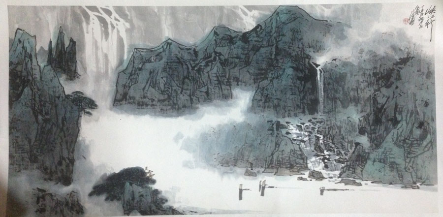 作者：叶维&nbsp;山水&nbsp;￥：协商&nbsp;单击鼠标查看大图！