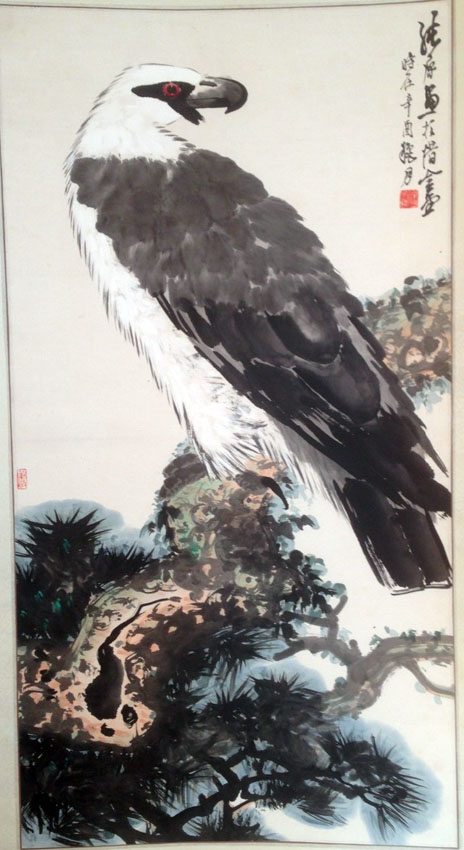 作者：徐纯原&nbsp;白松鹰图&nbsp;￥：协商&nbsp;单击鼠标查看大图！