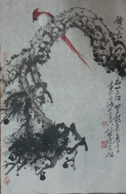 作者：徐纯原&nbsp;花鸟&nbsp;￥：协商&nbsp;单击鼠标查看大图！