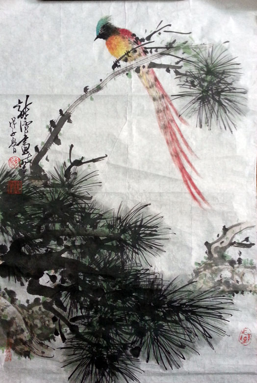 作者：徐纯原&nbsp;花鸟&nbsp;￥：协商&nbsp;单击鼠标查看大图！