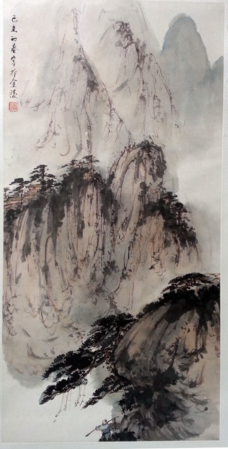 作者：傅二石&nbsp;山水&nbsp;￥：协商&nbsp;单击鼠标查看大图！