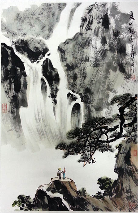 作者：傅二石&nbsp;山水&nbsp;￥：协商&nbsp;单击鼠标查看大图！