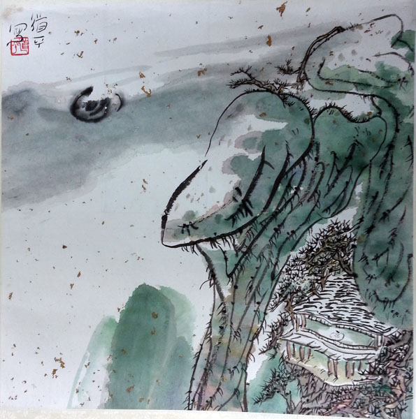 作者：朱道平&nbsp;山水&nbsp;￥：协商&nbsp;单击鼠标查看大图！