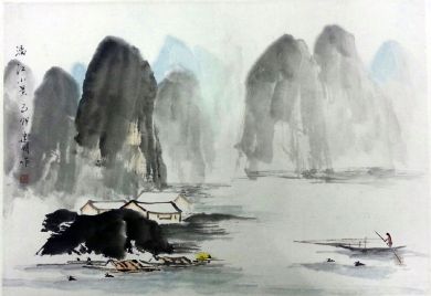 作者：徐建明&nbsp;山水&nbsp;￥：协商&nbsp;单击鼠标查看详细介绍！