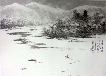 作者：卢星堂&nbsp;《千峰玉树凌寒色》&nbsp;￥：協商&nbsp;单击鼠标查看详细介绍！