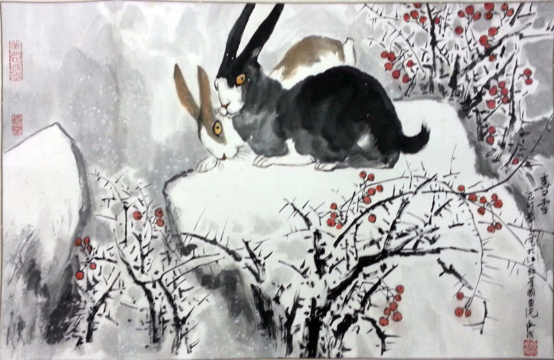 作者：施永成&nbsp;花鸟&nbsp;￥：协商&nbsp;单击鼠标查看大图！