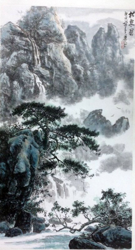 作者：刘宇甲&nbsp;山水 萧平题&nbsp;￥： 协商&nbsp;单击鼠标查看大图！