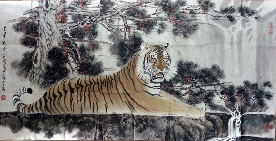 作者：施永成&nbsp;花鸟&nbsp;￥：协商&nbsp;单击鼠标查看大图！