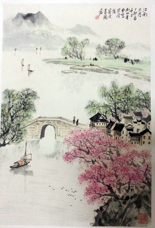 作者：卢星堂&nbsp;《江南三月》&nbsp;￥：协商&nbsp;单击鼠标查看大图！