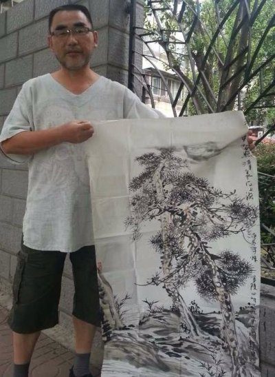 作者：赵晓钟&nbsp;山水&nbsp;￥：协商&nbsp;单击鼠标查看大图！