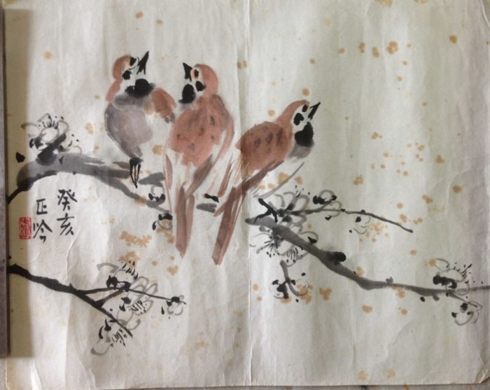 作者：张正吟&nbsp;花鸟&nbsp;￥：协商&nbsp;单击鼠标查看大图！