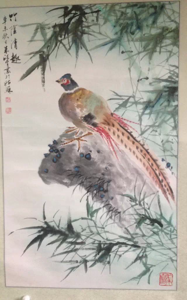 作者：朱欣生&nbsp;花鸟&nbsp;￥：协商&nbsp;单击鼠标查看大图！