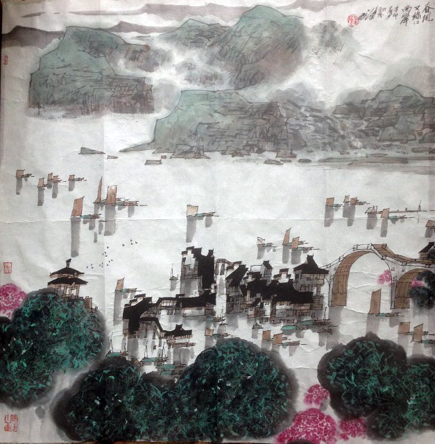 作者：叶维&nbsp;山水&nbsp;￥：协商&nbsp;单击鼠标查看大图！