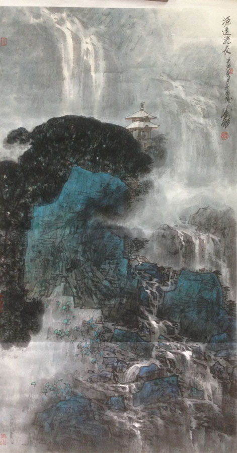 作者：叶维&nbsp;山水&nbsp;￥：协商&nbsp;单击鼠标查看大图！