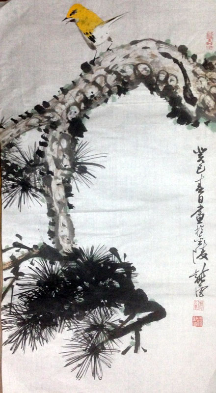 作者：徐纯原&nbsp;花鳥&nbsp;￥：協商&nbsp;单击鼠标查看大图！