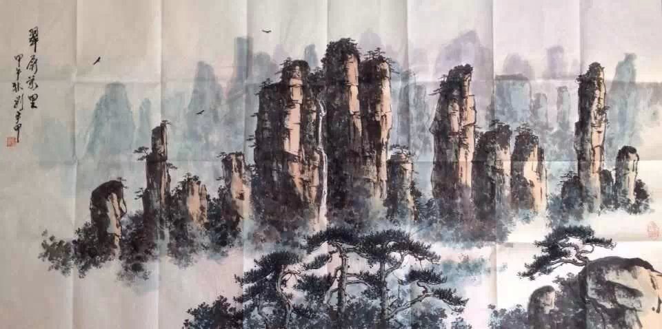 作者：刘宇甲&nbsp;山水&nbsp;￥：协商&nbsp;单击鼠标查看大图！