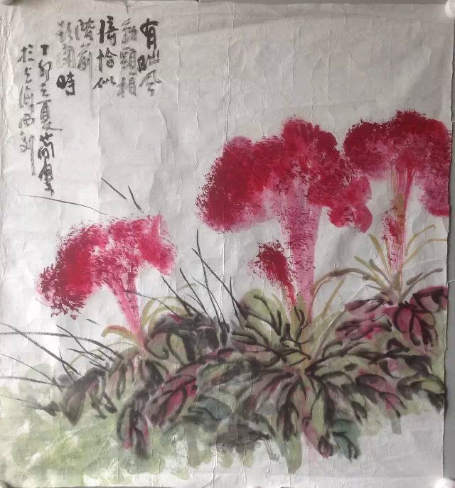 作者：曹简楼&nbsp;花鸟&nbsp;￥：协商&nbsp;单击鼠标查看大图！