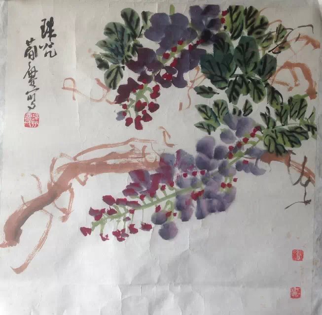 作者：曹简楼&nbsp;花鸟&nbsp;￥：协商&nbsp;单击鼠标查看大图！