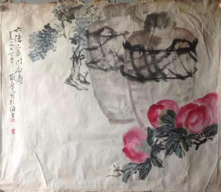 作者：曹简楼&nbsp;献寿图&nbsp;￥：协商&nbsp;单击鼠标查看大图！