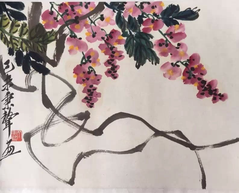 作者：齐秉声&nbsp;花鸟&nbsp;￥：协商&nbsp;单击鼠标查看大图！